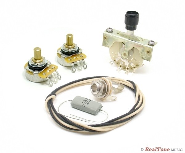 Deluxe Wiring Upgrade Kit for Telecaster® - Tele Style - Wiring Kits