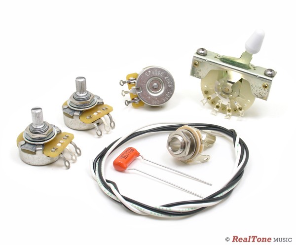 Wiring Upgrade Kit For Strat U00ae - Left Hand